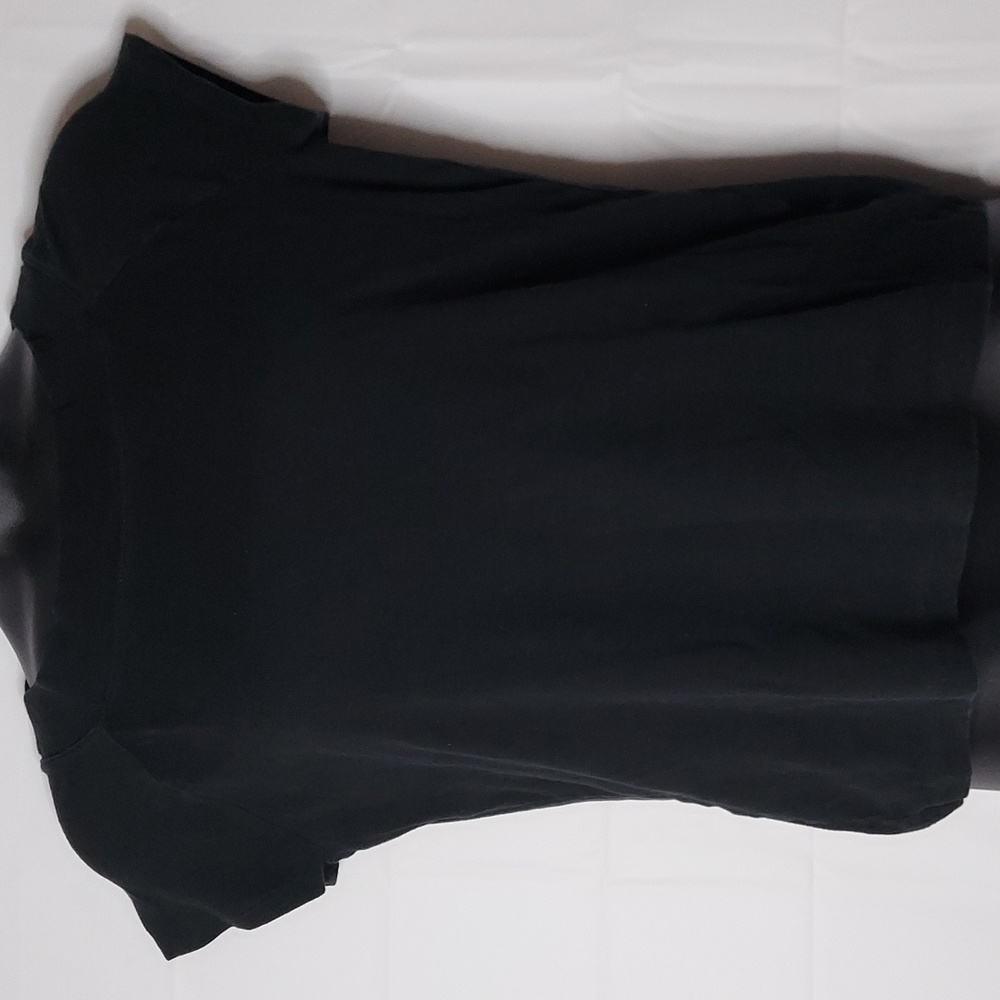 Jones New York Short Sleeved Black Top